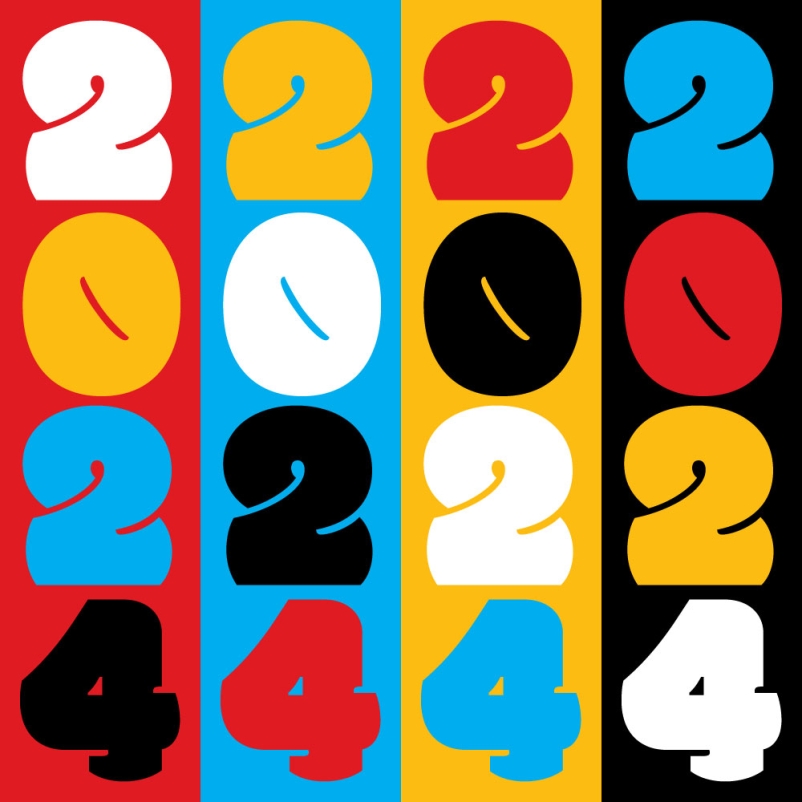 UNANIMOUS 2024 year in review graphic design