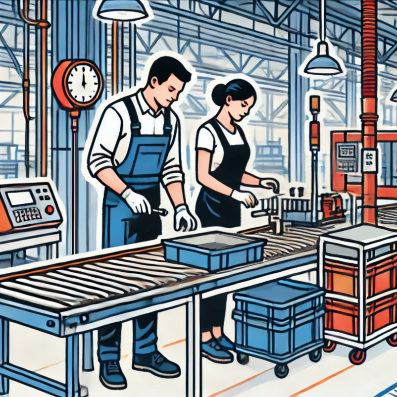 manufacturing marketing graphic design illustration