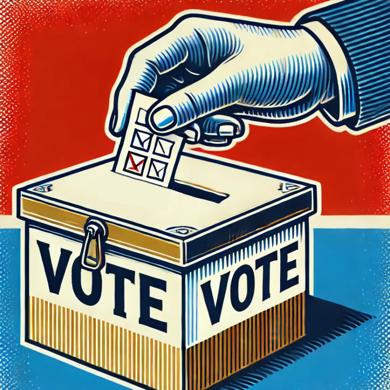 state education voting graphic design illustration